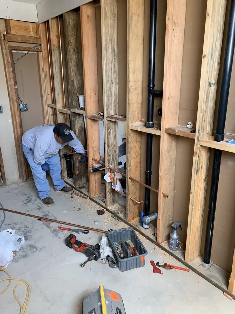 Commercial rough-in plumbing for Gas Line Repair in Shawano